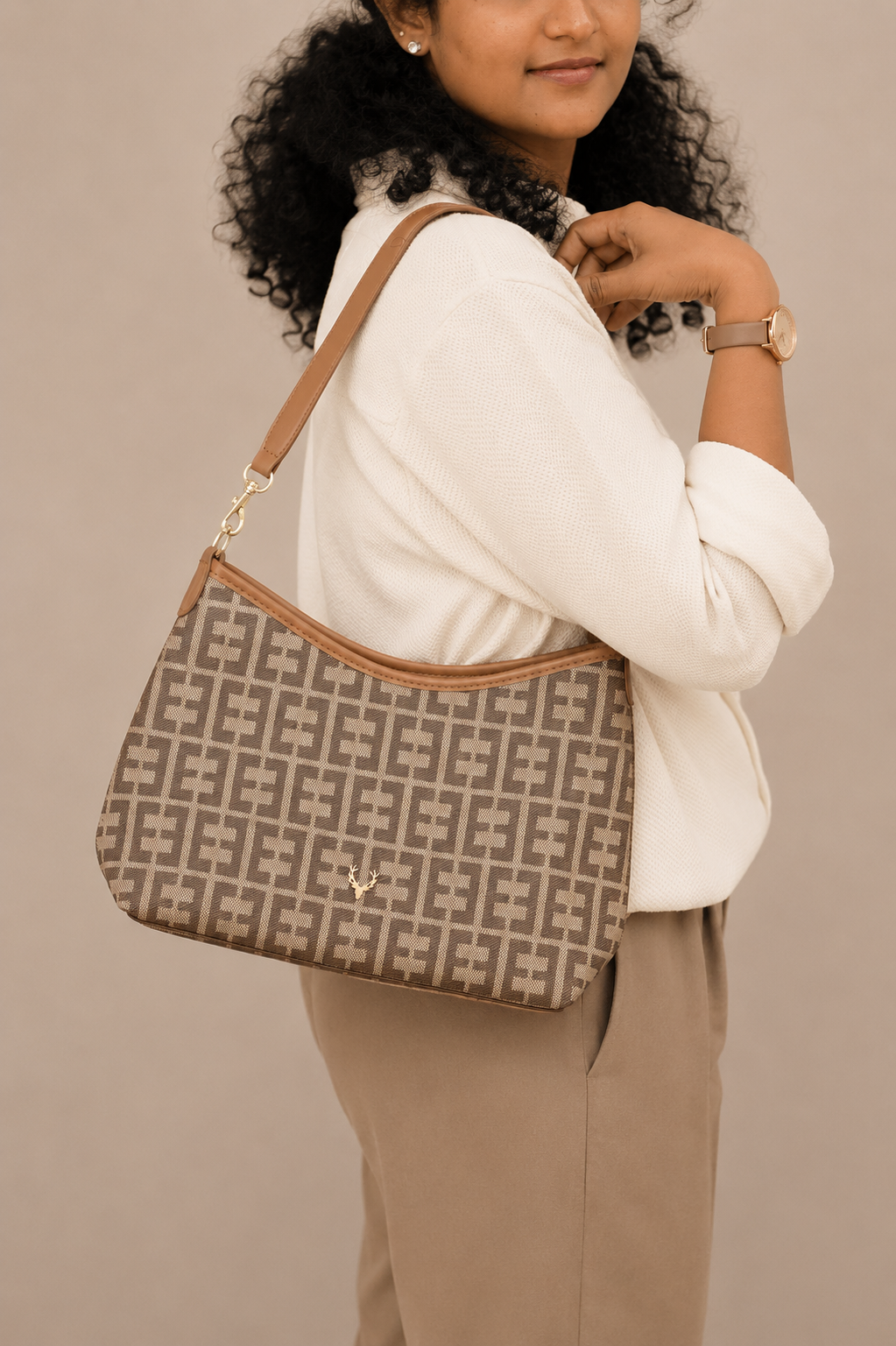 Siena Printed Shoulder Bag