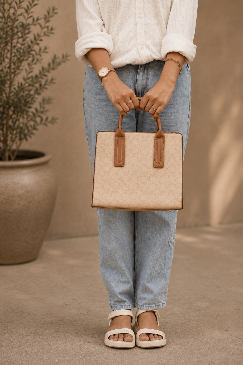Elan Structured Handbag