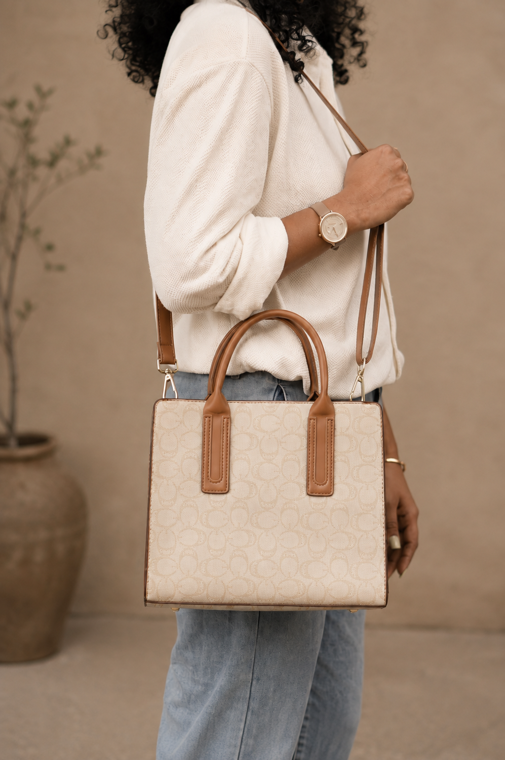 Elan Structured Handbag