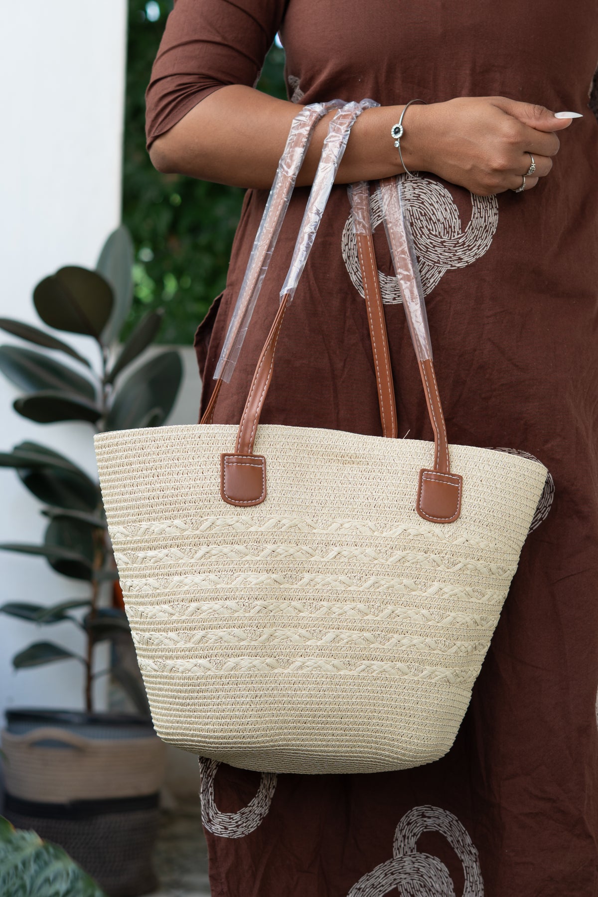Sandwave Woven Tote Bag