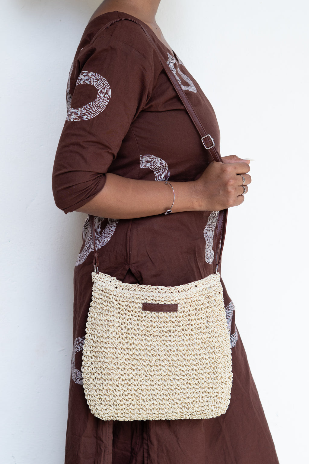 Coastal Weave Sling Bag