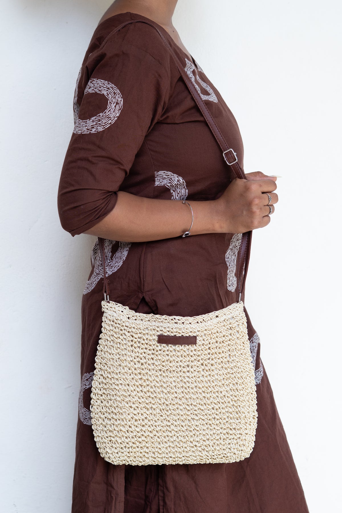 Coastal Weave Sling Bag