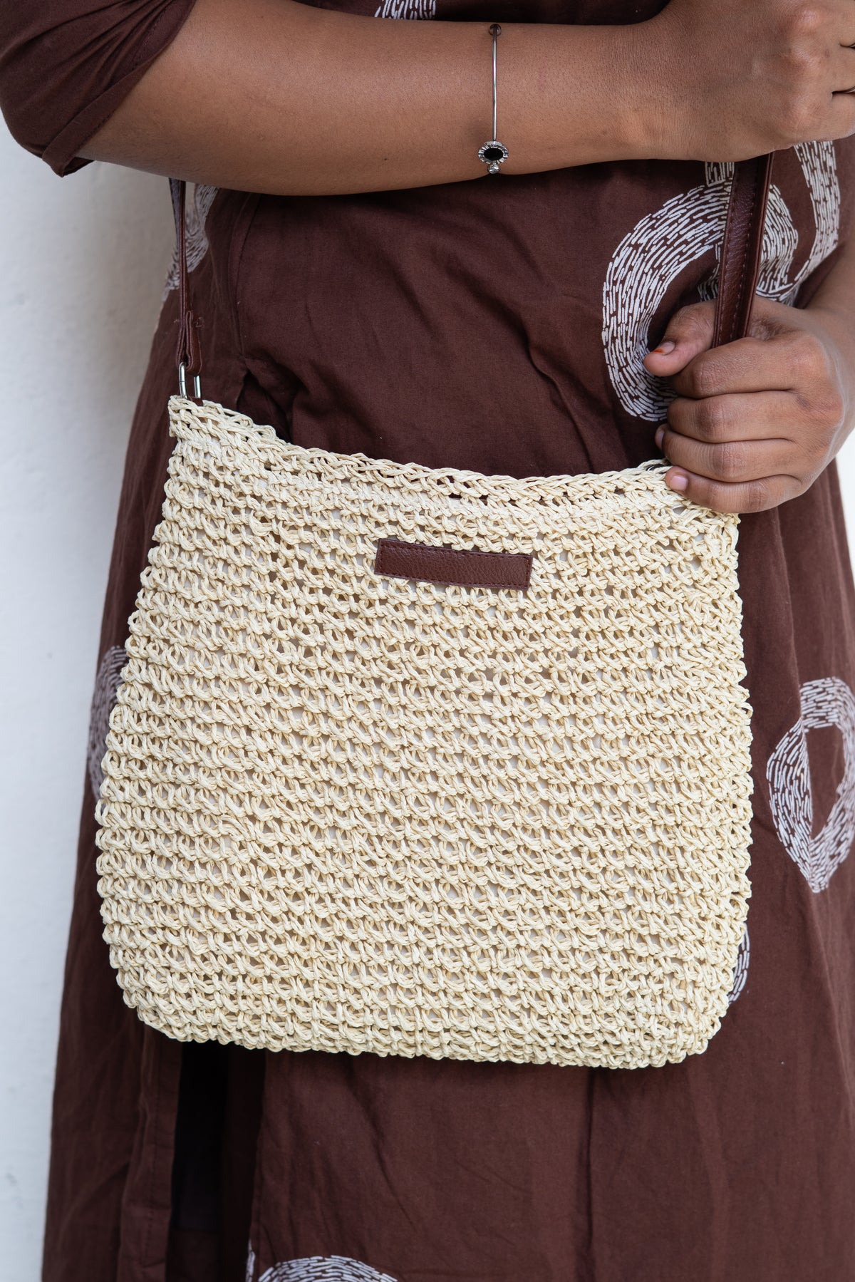 Coastal Weave Sling Bag