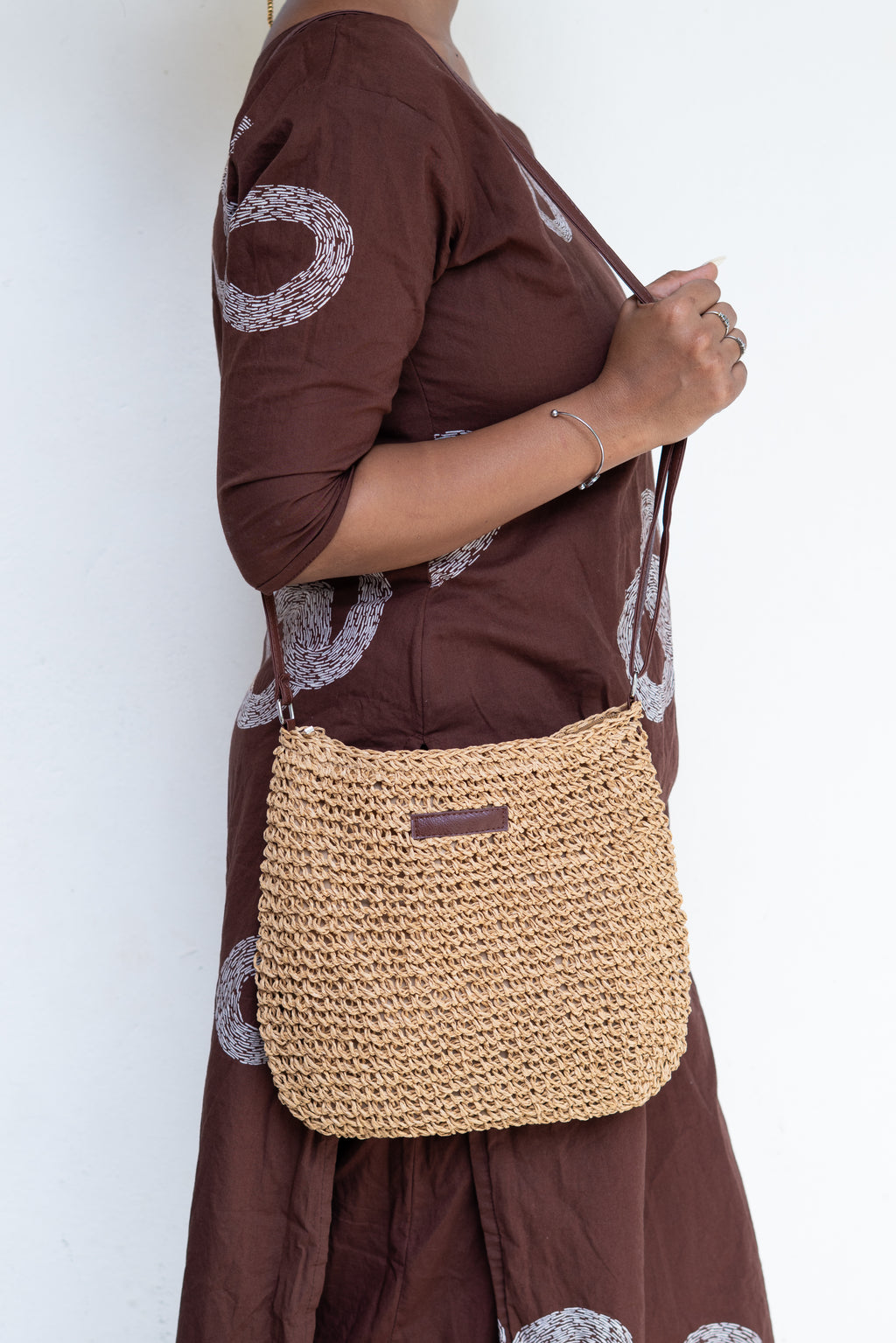 Coastal Weave Sling Bag