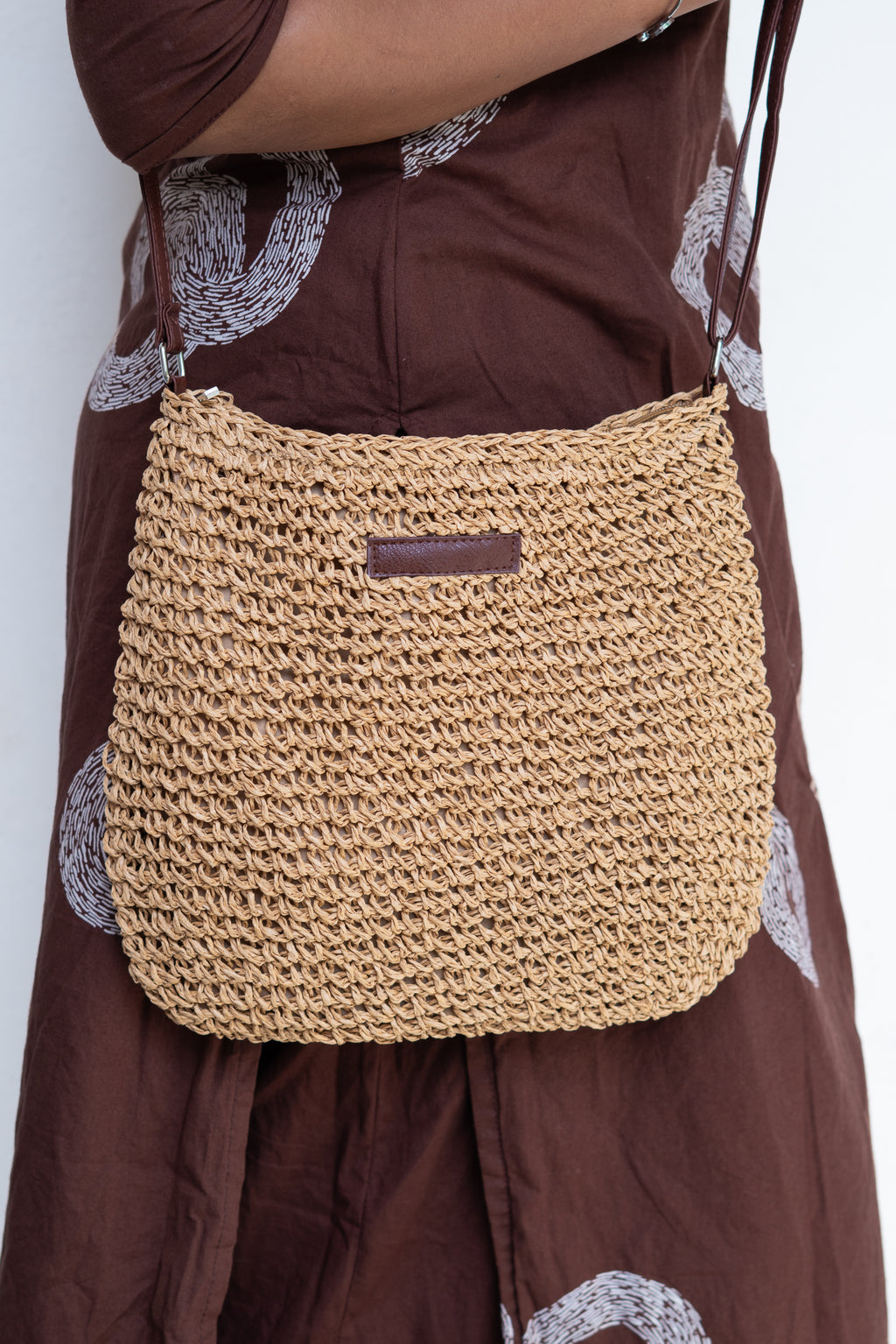 Coastal Weave Sling Bag