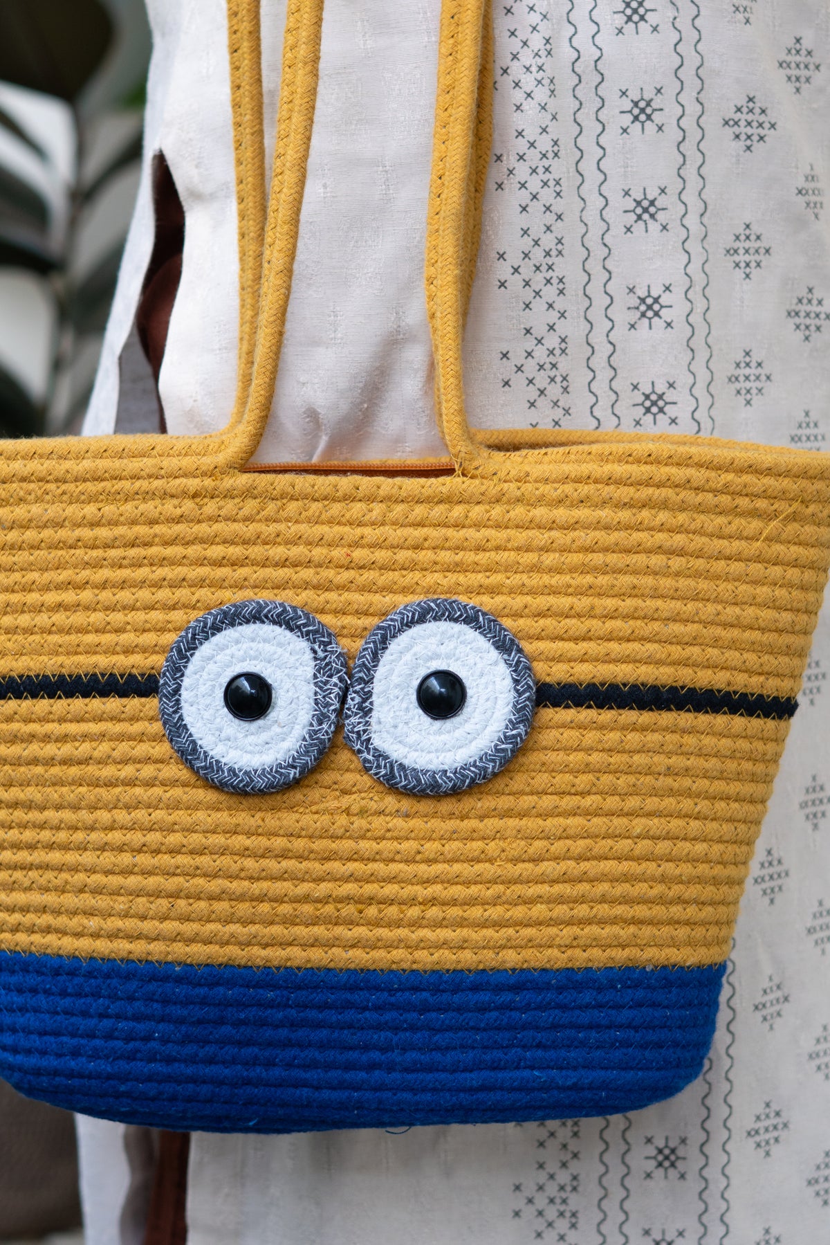 Sunbeam Pop Woven Tote Bag